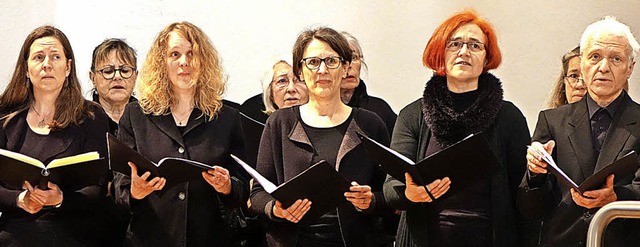 Die Kantorei Schopfheim sang an Karfreitag bewegende Chorle von Bach.  | Foto: Roswitha Frey