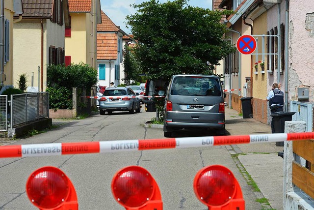 Ermittlungsarbeit am Tatort in Teningen (Archivbild)  | Foto: Benedikt Sommer
