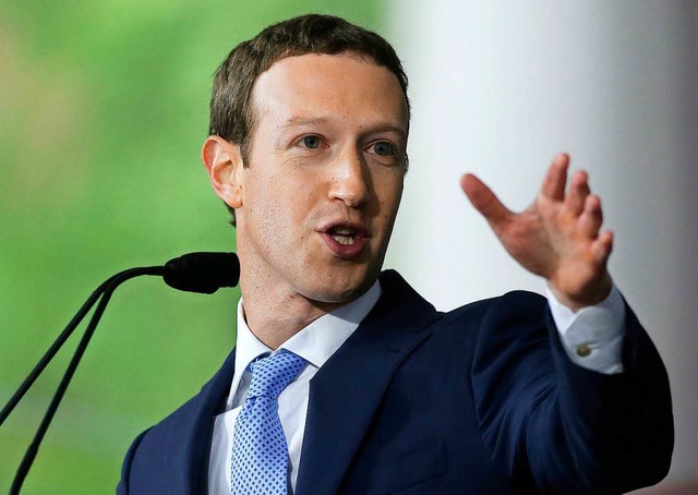 Mark Zuckerberg, Grnder und Vorstandsvorsitzender von Facebook  | Foto: dpa