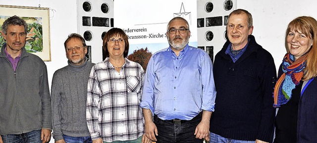 Vorstandsmitglieder des Frdervereins ...) Dieter Kpnick und Frauke Hbscher.   | Foto: Georg Diehl