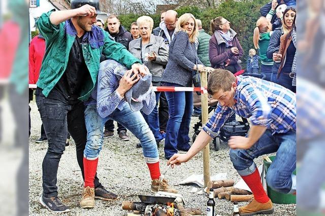 Eiersammelei gibt eine groe Sauerei