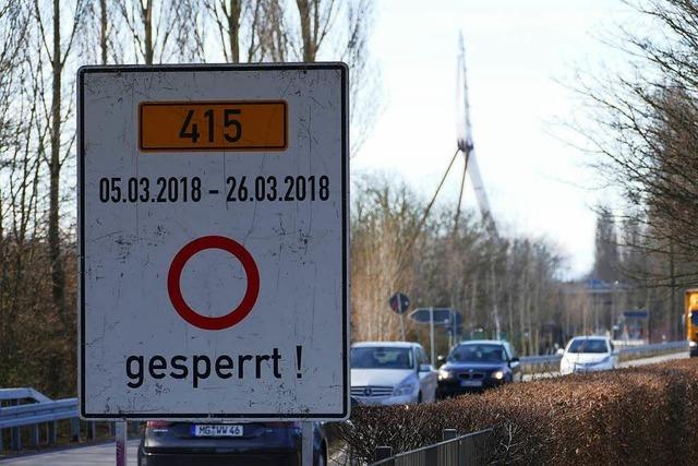 Die Bundesstrae 415 in Lahr ist ab Donnerstag wieder frei