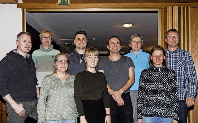 Ute Ruesch (2. v. l.) befrderte Carlo... Bechtel und Andreas Lemminger (v.l.)   | Foto: Zahn