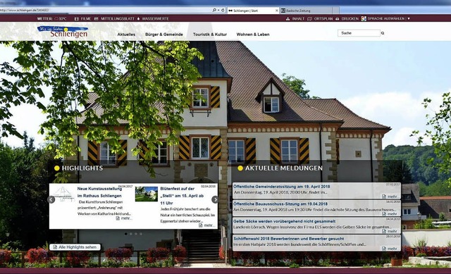 Neuer Internetauftritt Gemeinde Schliengen  | Foto: Gemeinde Schliengen