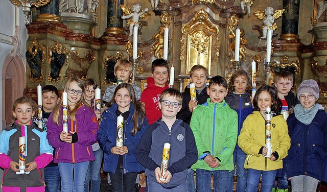 Auch die Erstkommunionkinder von Gries...Bhl fiebern dem groen Tag entgegen.   | Foto: Barbara Puppe