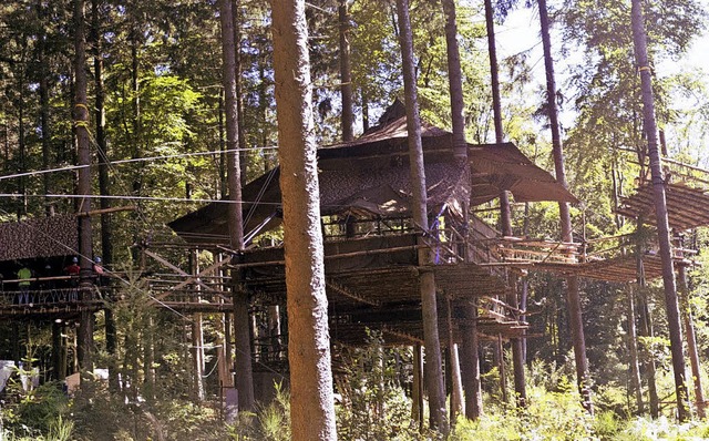 Ein solches oder hnliches Camp soll b...stehen und als Ferienprojekt dienen.    | Foto: Archivfoto: Gran Schmidt/Baumhauscamp.org