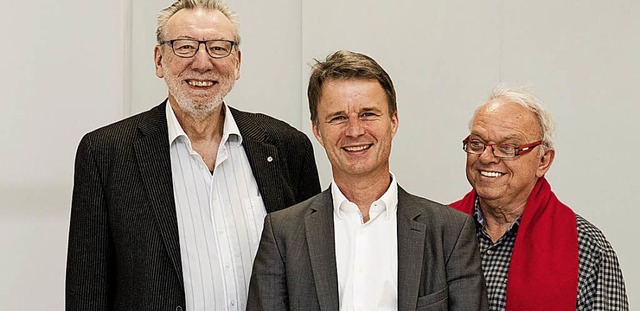 Die beiden AWO-Vorsitzenden Klaus Laxa...O die Sozialrechtsberatung fortfhrt.   | Foto: Gabriele Zahn