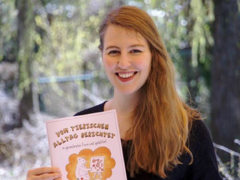 Die Studentin Lara Kaiser und ihr Buch...om Tierischen Alltag berichtet&#8220;.  | Foto: privat