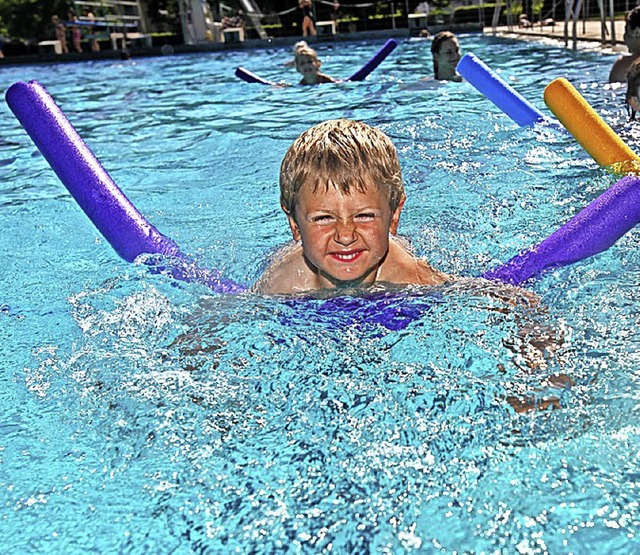 Mit der DRLG macht Schwimmen lernen Spa.   | Foto: Archivfoto:BZ