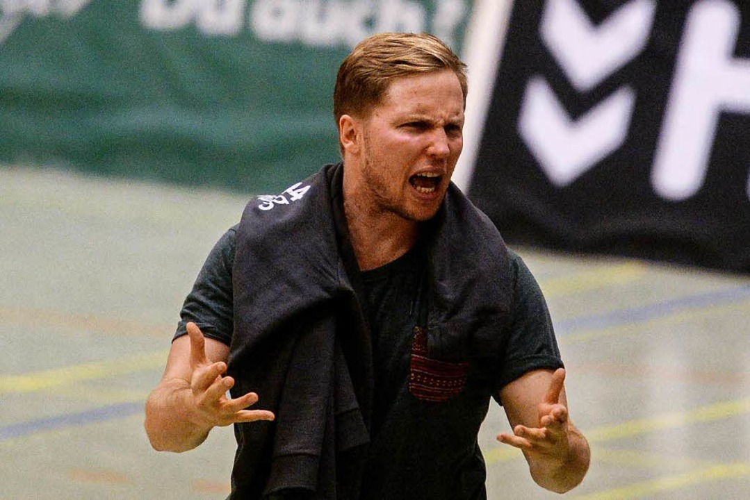 FT-Coach Jakob Schnhagen: &#8222;Wir ...raucht, um ins Spiel zu kommen.&#8220;  | Foto: Patrick Seeger