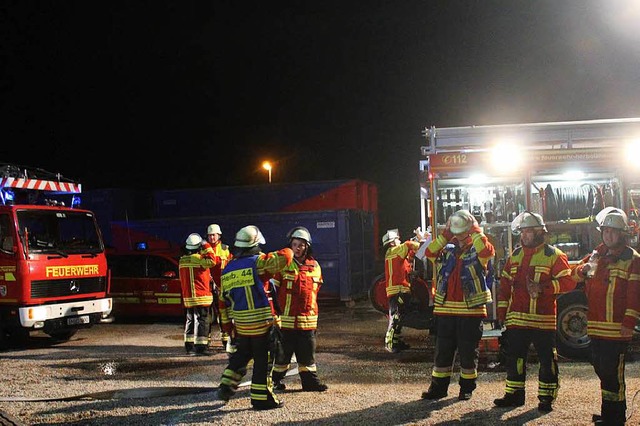 30 Feuerwehrmnner waren im Einsatz.  | Foto: Feuerwehr Herbolzheim