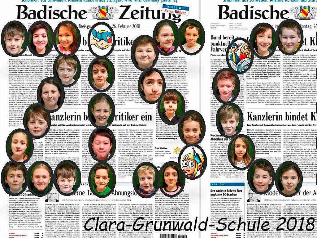 Viertklssler der Familienklassen, Clara-Grunwald-Schule, Freiburg