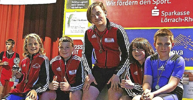 Die erfolgreichen Eisenbacher Nachwuch...arbach, Leon Blmel und Jannis Reie.   | Foto: Privat