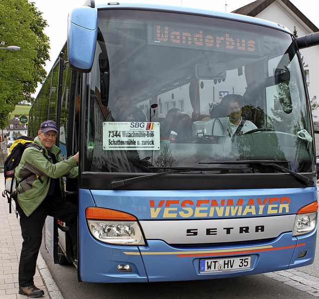 Der Wanderbus in die Wutachschlucht is...eizeitbus-Angebote im Kreis Waldshut.   | Foto: Martha Weishaar