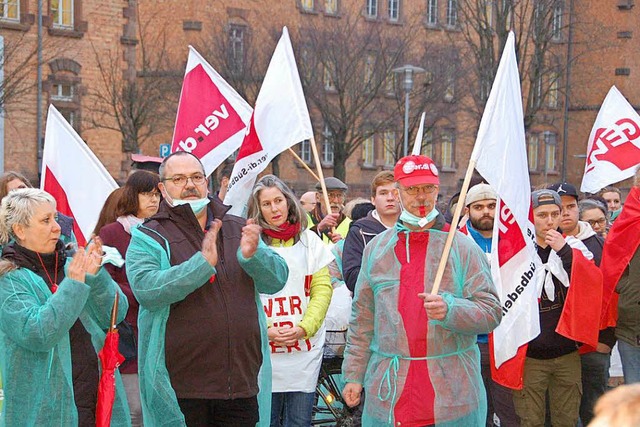 Bereits am 15. Mrz wurde in Offenburg demonstriert.  | Foto: hr