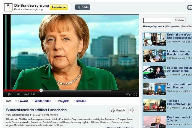 Verstt Merkels Video-Podcast gegen das Verbot von Staatsrundfunk?