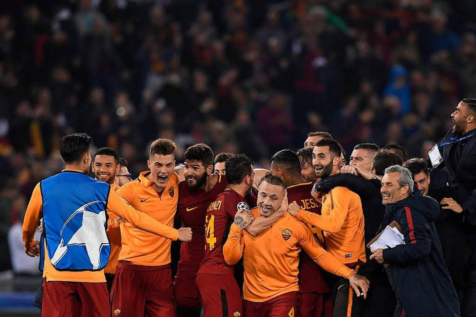 Die Sensation von Rom: Der FC Barcelona fliegt nach einer 0:3-Niederlage aus der Champions League. (Foto: AFP) Die Sensation von Rom: Der FC Barcelona fliegt nach einer 0:3-Niederlage aus der Champions League. (Foto: AFP)