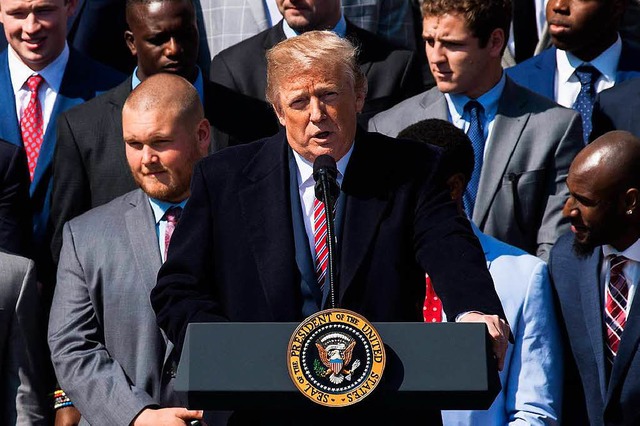 Donald Trump bei einer Veranstaltung in Washington  | Foto: AFP