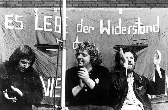 Hier trafen sich Dutschke, Daniel Cohn... im hessischen Offenbach im Jahr 1975.  | Foto: dpa