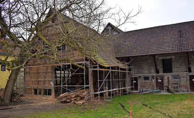 Der  Stadick-Schopf in Kippenheimweile... soll er einen neuen Standort finden.   | Foto: Reiner Beschorner