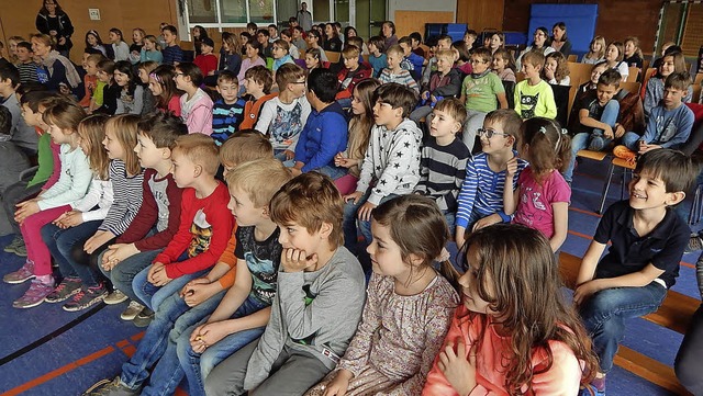 Unterhaltsam, lustig und lehrreich, so...ian-Heinrich-Zeller-Schule in Karsau.   | Foto: Claudia Gempp