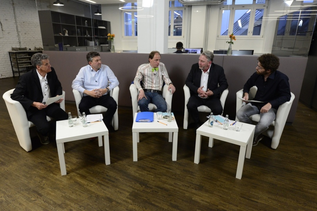 Die Kandidaten beim Wahltalk im BZ-Haus.  | Foto: Ingo Schneider