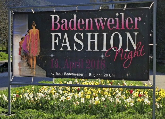 Ankndigungsplakat fr Fashion Night in Badenweiler  | Foto: Michael Behrendt