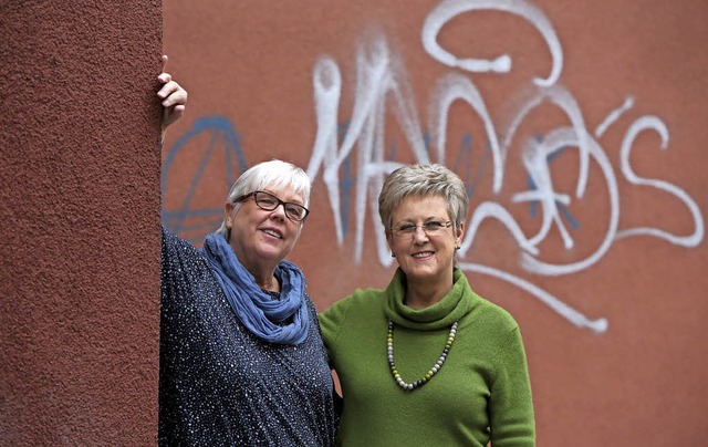 Hanne Kaiser-Munz (links) und Inge Vollmer im Jahr 2018    | Foto: Christoph Breithaupt