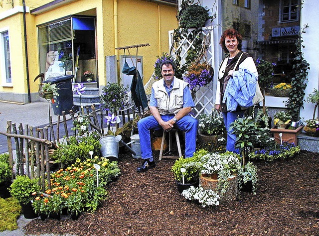 Kleine Pause beim Sthlinger Frhling:...andere Gelegenheit fr Gemtlichkeit.   | Foto: Edeltraud Bernauer