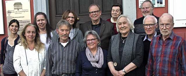 Im Museumskreis aktiv: (hinten von lin...ulte, Manfred Harr und   Walter Pache   | Foto: Yvonne Siemann