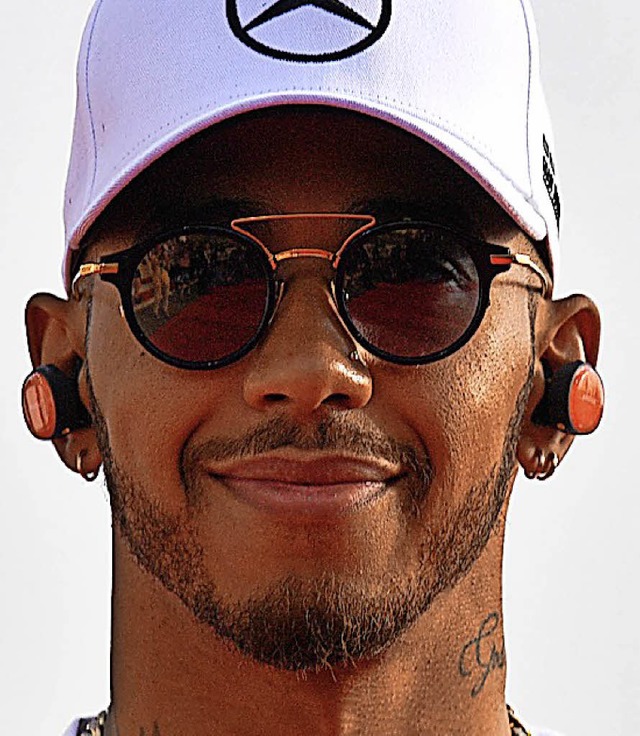 Blst zum Angriff: Lewis Hamilton  | Foto: afp
