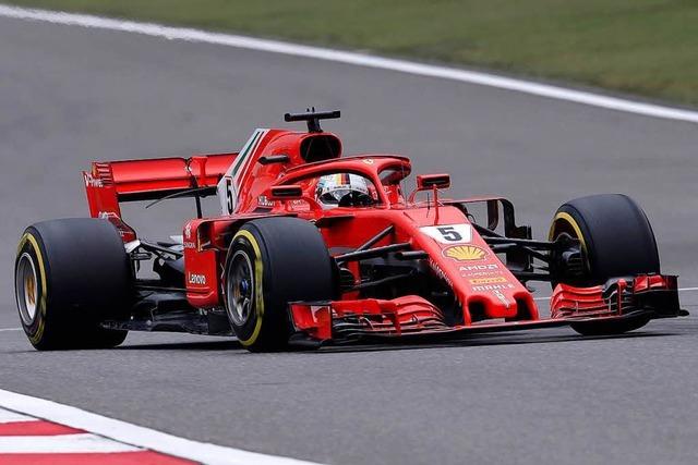 Ferrari hängt Mercedes ab - selbst Pole-Setter Vettel überrascht