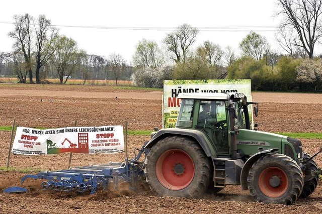 Weizen, Gerste, Mais: Auf dem Dietenbachgelnde wird im Frhjahr gest.  | Foto: Thomas Kunz