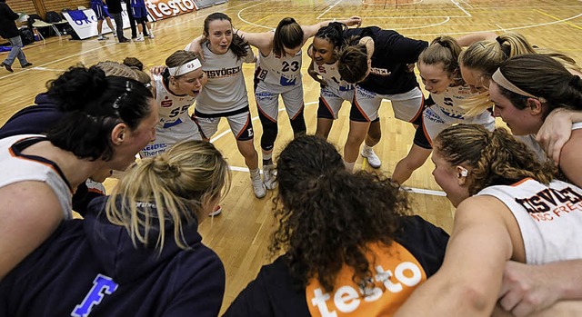 Jetzt gilt&#8217;s fr die Freiburger Basketballerinnen.   | Foto:  Seeger