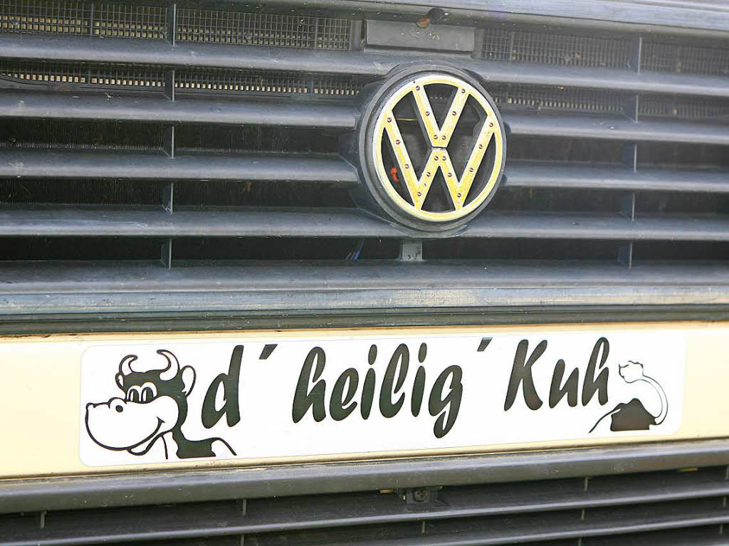 Eine klare Aussage zum Verhltnis des Besitzers zu seinem VW-Bus