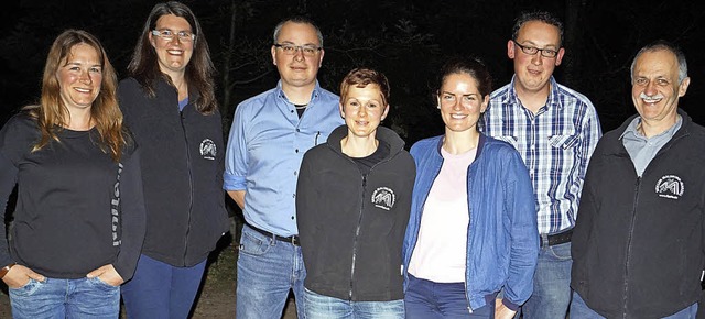 Das Fhrungsteam Ronja Weis, Kerstin T...ertourenwart Gnter Seger (von links)   | Foto: Hartenstein