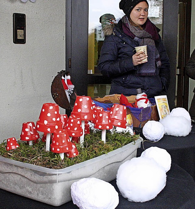 Viel Arbeit hatte sich der Frderverein beim Weihnachtsmarkt gemacht.   | Foto: Weniger