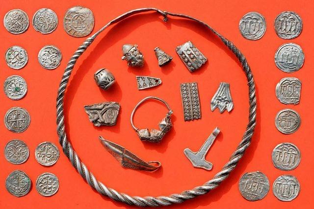Archäologen finden auf Rügen einen Silberschatz aus der Wikingerzeit