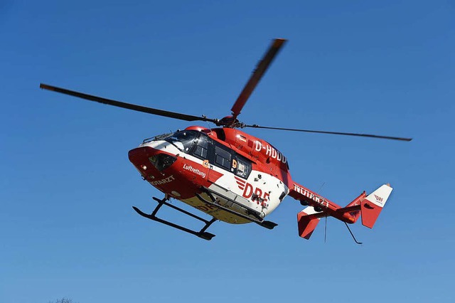 Auch ein Rettungshubschrauber war im Einsatz. | Foto: Symbolbild: DPA Auch ein Rettungshubschrauber war im Einsatz. | Foto: Symbolbild: DPA