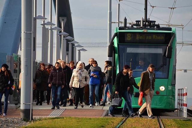 Die Tramlinie 8 soll künftig verlängert werden. | Foto: Jochen Fillisch Die Tramlinie 8 soll künftig verlängert werden. | Foto: Jochen Fillisch