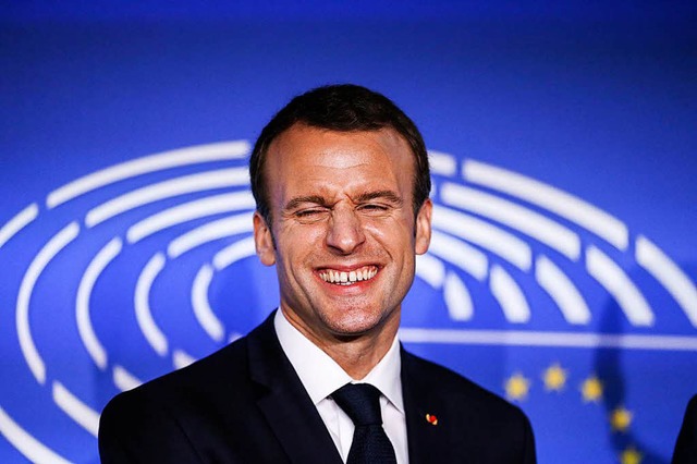Lsst die Bundesregierung den Franzose...formplnen fr die EU im Regen stehen?  | Foto: dpa
