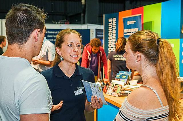 Auch diverse Hochschulen informieren h...iengnge und Ausbildungsmglichkeiten.  | Foto: Messe Offenburg / Tauscher