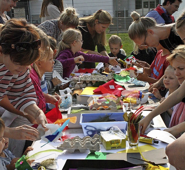 Auch fr Kinder bietet Vitra immer spannende Workshops.  | Foto: Weniger