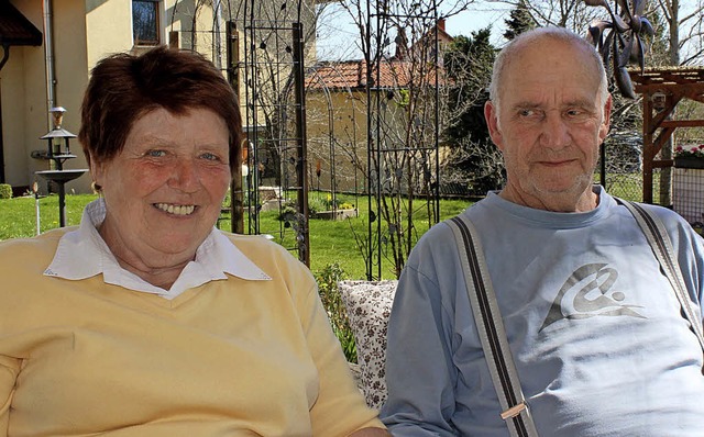 Seit 50 Jahren sind sie ein Ehepaar: U... Freitag, 20. April, Goldene Hochzeit.  | Foto: Christa Maier