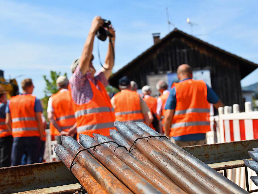 BZ-Leser auf der Großbaustelle der Höllentalbahn BZ-Leser auf der Großbaustelle der Höllentalbahn