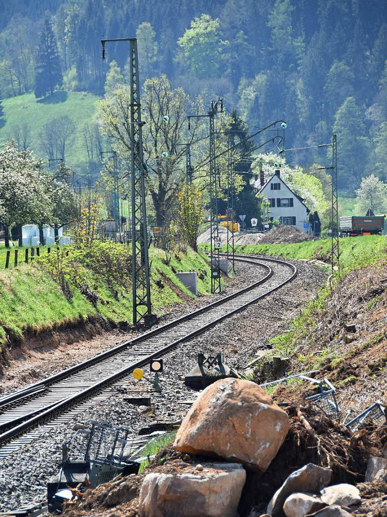 Bei Himmelreich zweigt die Strecke ins Höllental ab. Bei Himmelreich zweigt die Strecke ins Höllental ab.