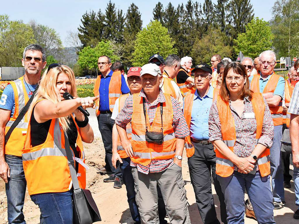 BZ-Leser auf der Großbaustelle der Höllentalbahn BZ-Leser auf der Großbaustelle der Höllentalbahn
