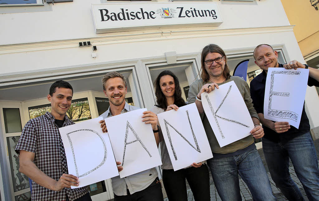 Die Badische Zeitung Sagt Danke! - Lahr - Badische Zeitung