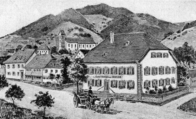 Im Gasthaus zum &#8222;Ochsen&#8220; i...as Revolutions-Nescht&#8220; genannt.   | Foto:  Archiv Hans-Jrgen Wehrle