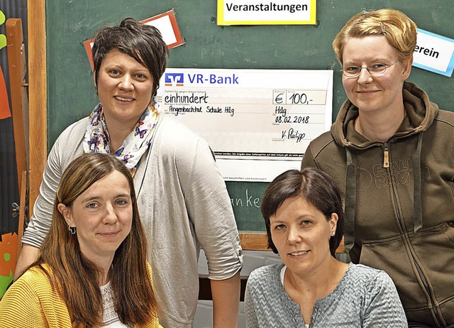Das Team vom Frderverein Angenbachtal...and) Sabine Berger (Schriftfhrerin).   | Foto: Karl-Heinz Rmmele